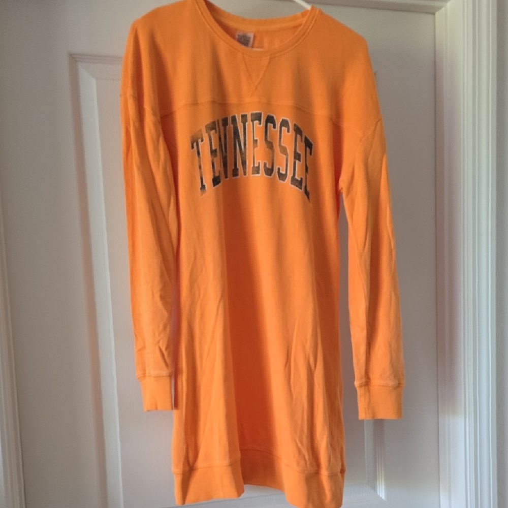 Ameda Orange Long Sleeve Dress Tee